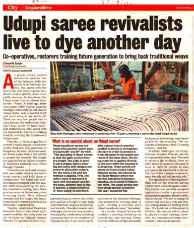 Udupi saree revivalists live to dye another day